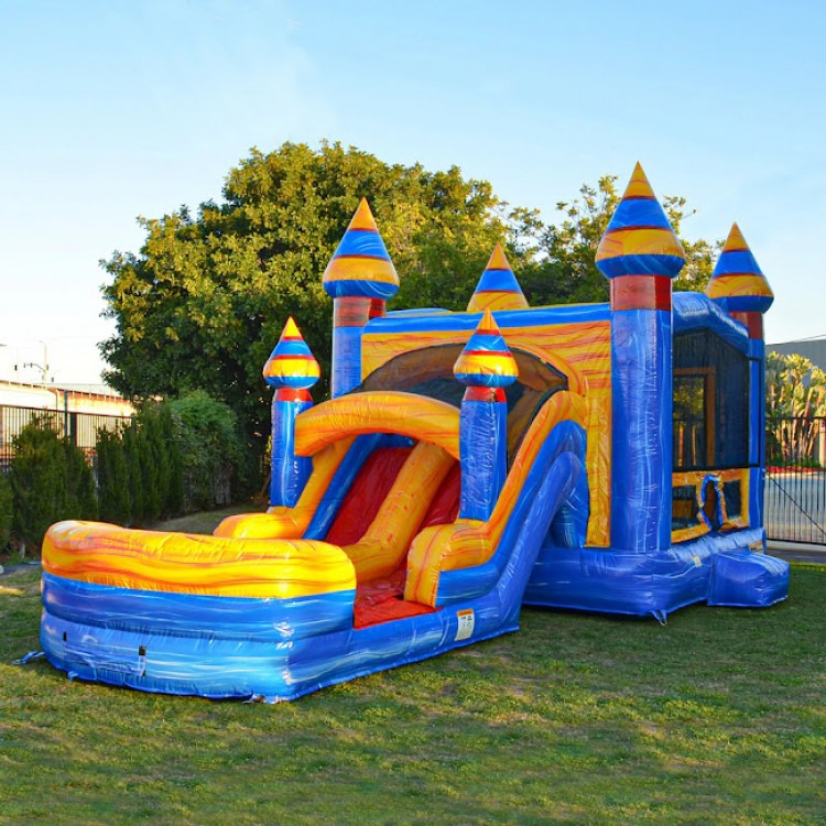 Fiesta  Slide And Bounce House Combo Wet/Dry